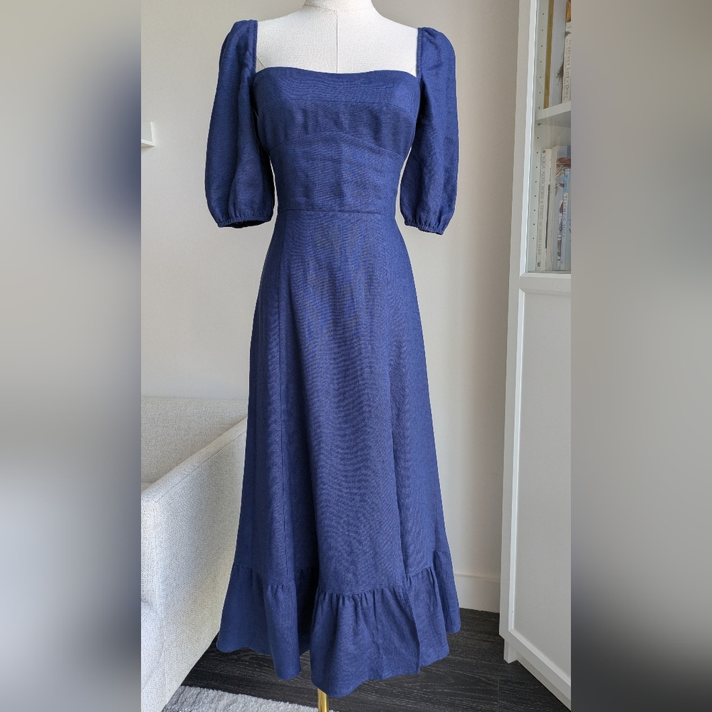 Reformation Belgium Linen Maxi Dress